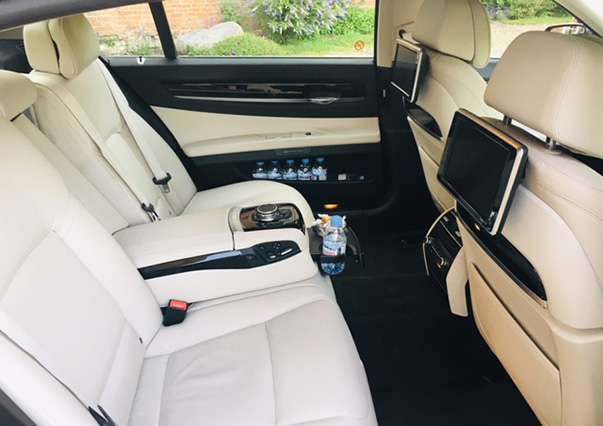 Luxury BMW interior